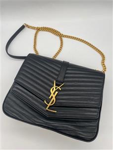 YVES SAINT LAURENT MEDIUM SULPICE TRIPLE V FLAP CROSSBODY BAG NO